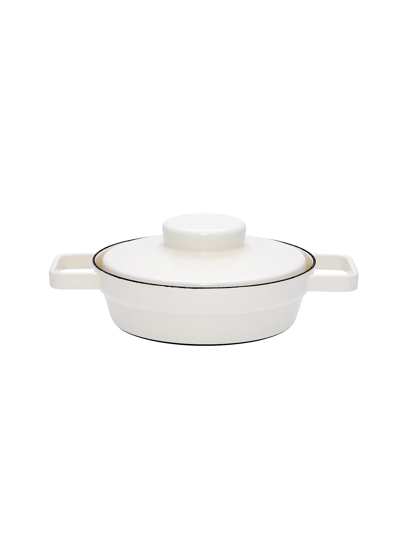RIESS | Emaille Pfanne mit Deckel "Aromapot - Truehomewear" 20cm | 